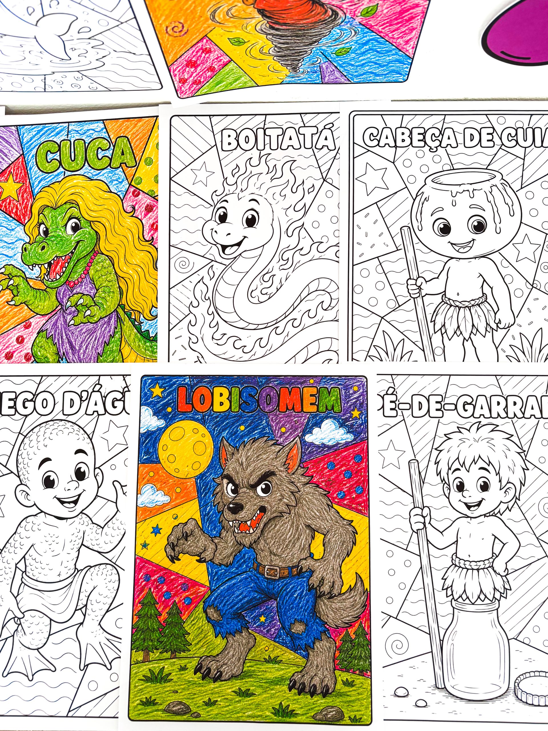 Folclore para colorir - Imagem 8
