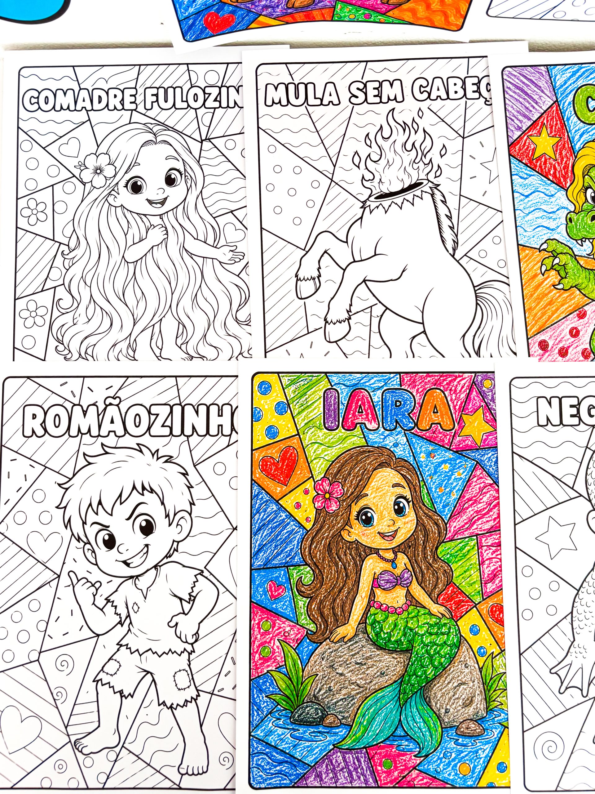 Folclore para colorir - Imagem 9