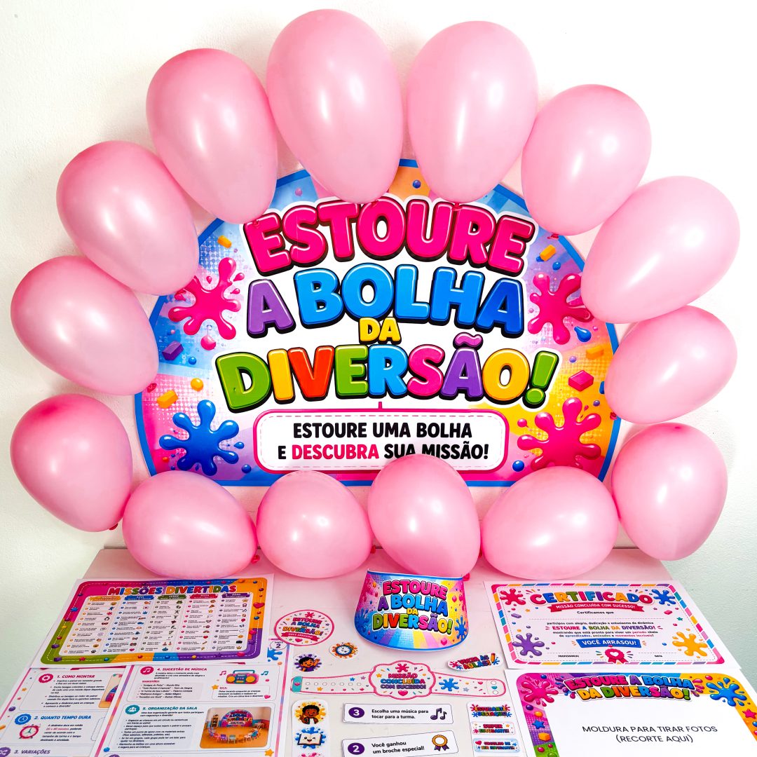 Estoure a bolha da diversão