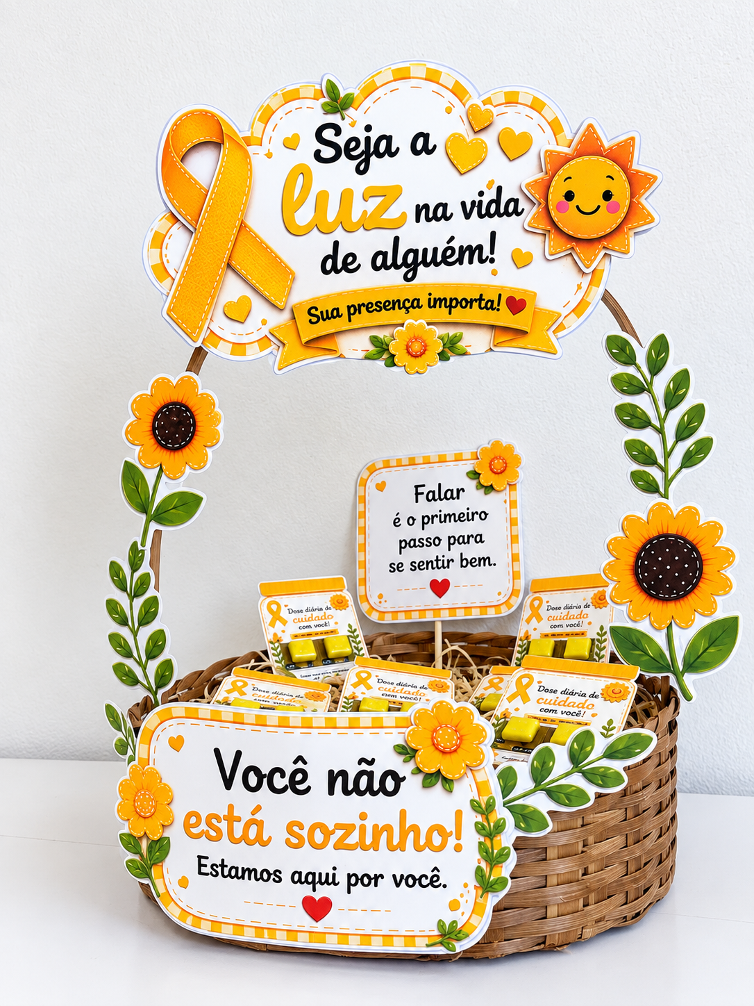 Cesta Setembro amarelo - Imagem 2