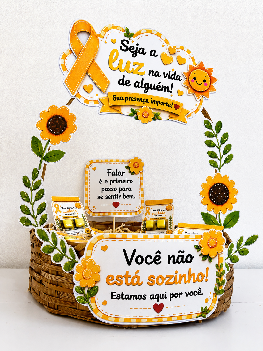Cesta Setembro amarelo - Imagem 3