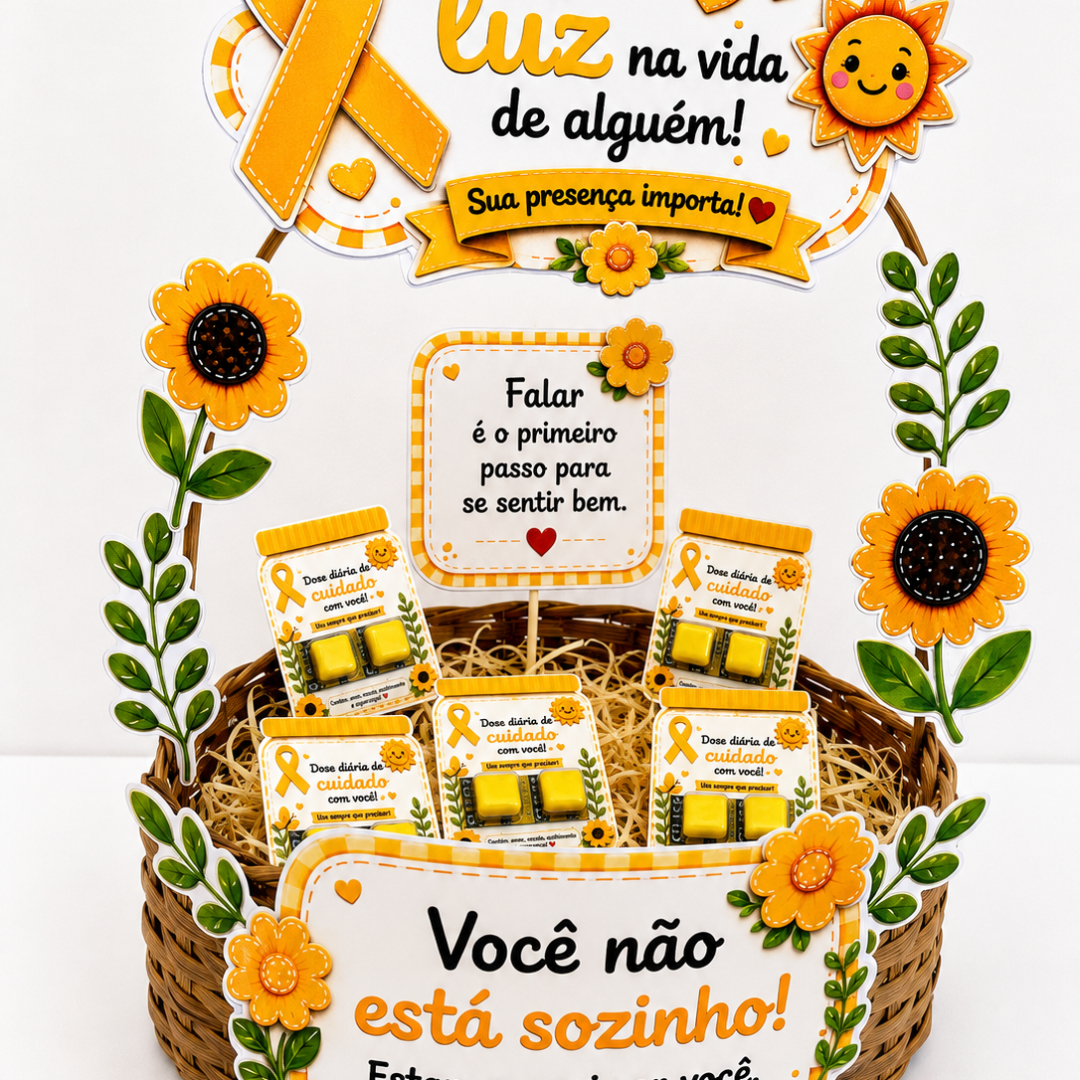 Cesta Setembro amarelo