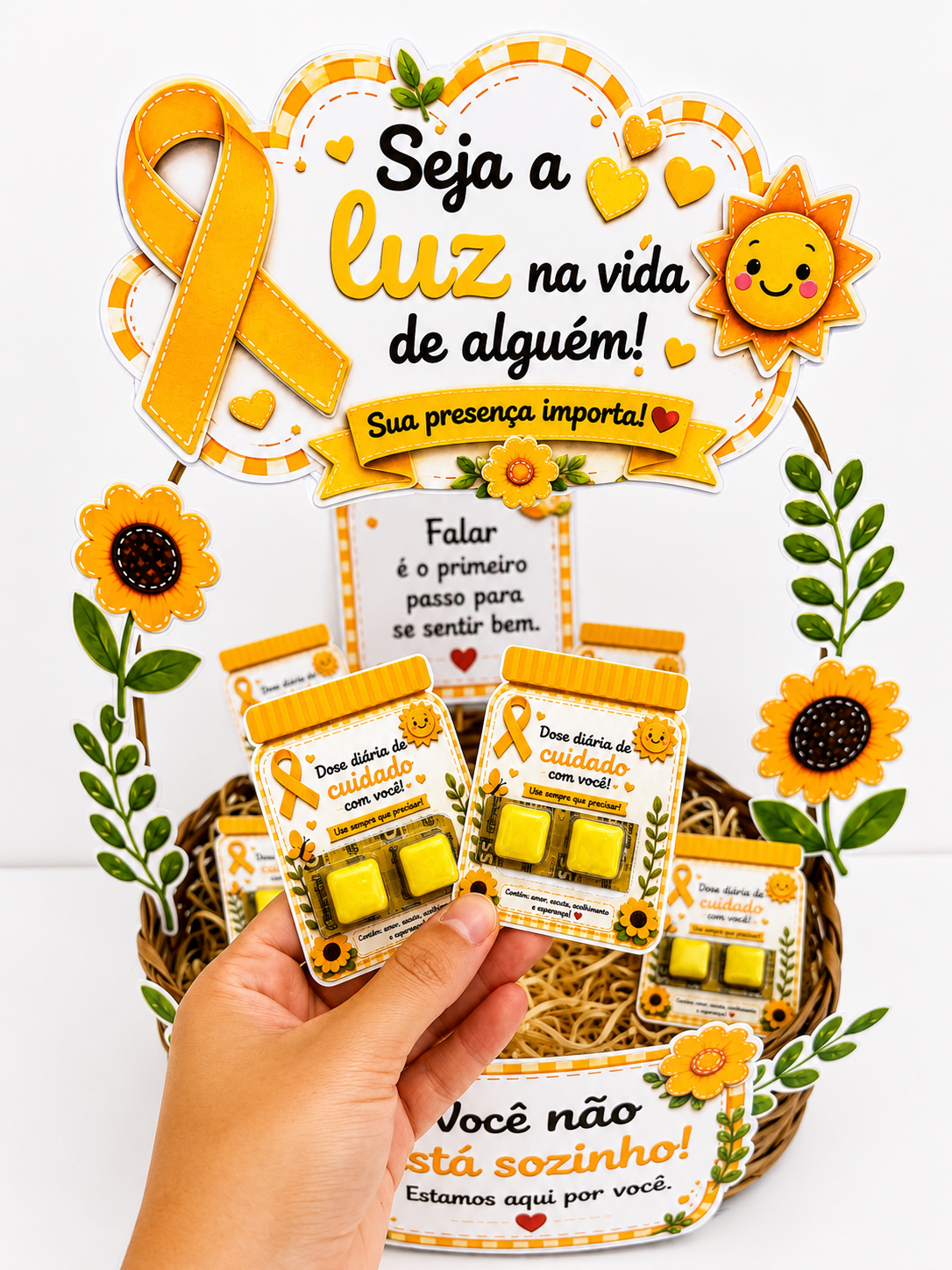 Cesta Setembro amarelo - Imagem 6