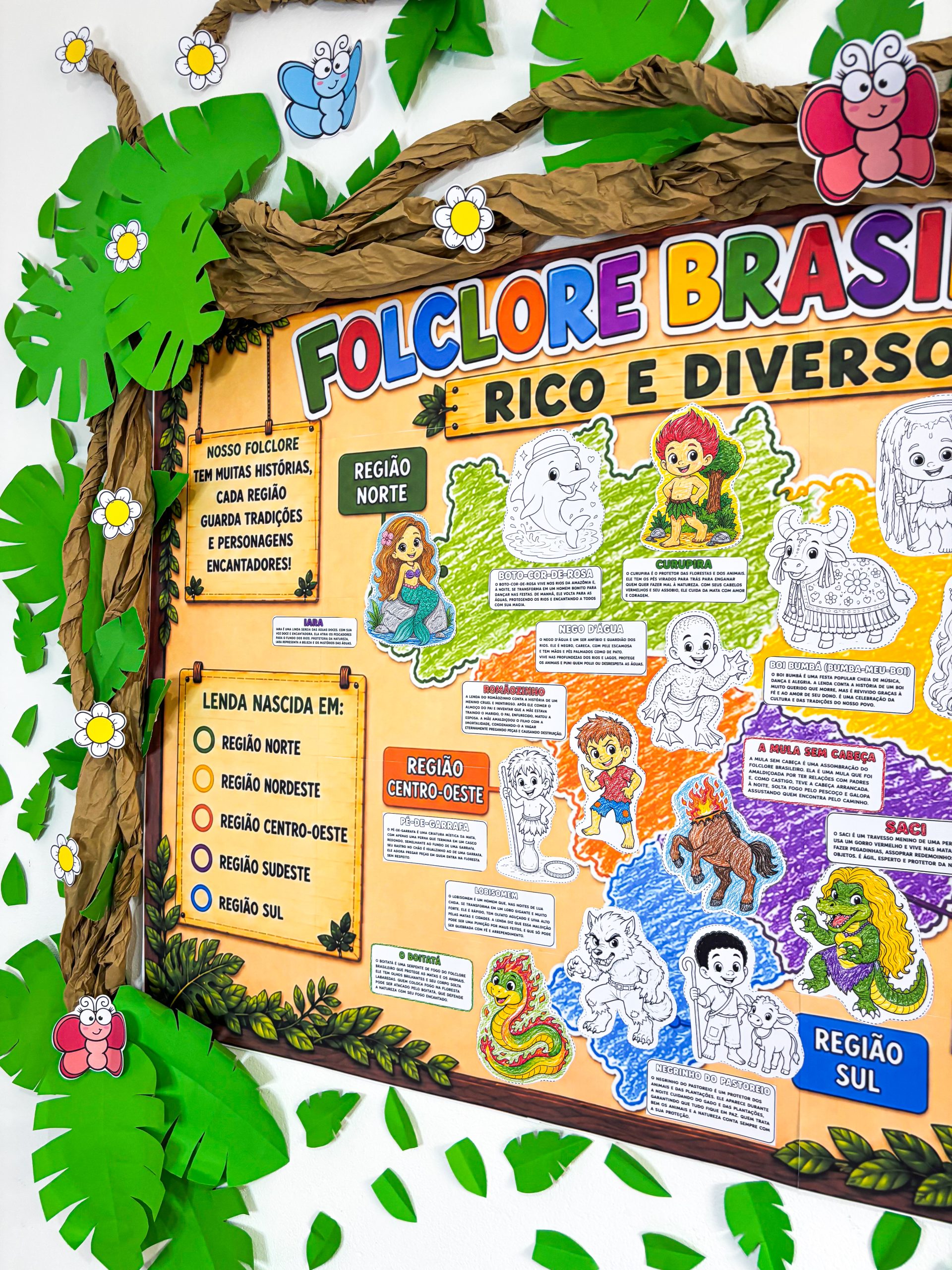 Mapa das lendas do folclore brasileiro - Imagem 3