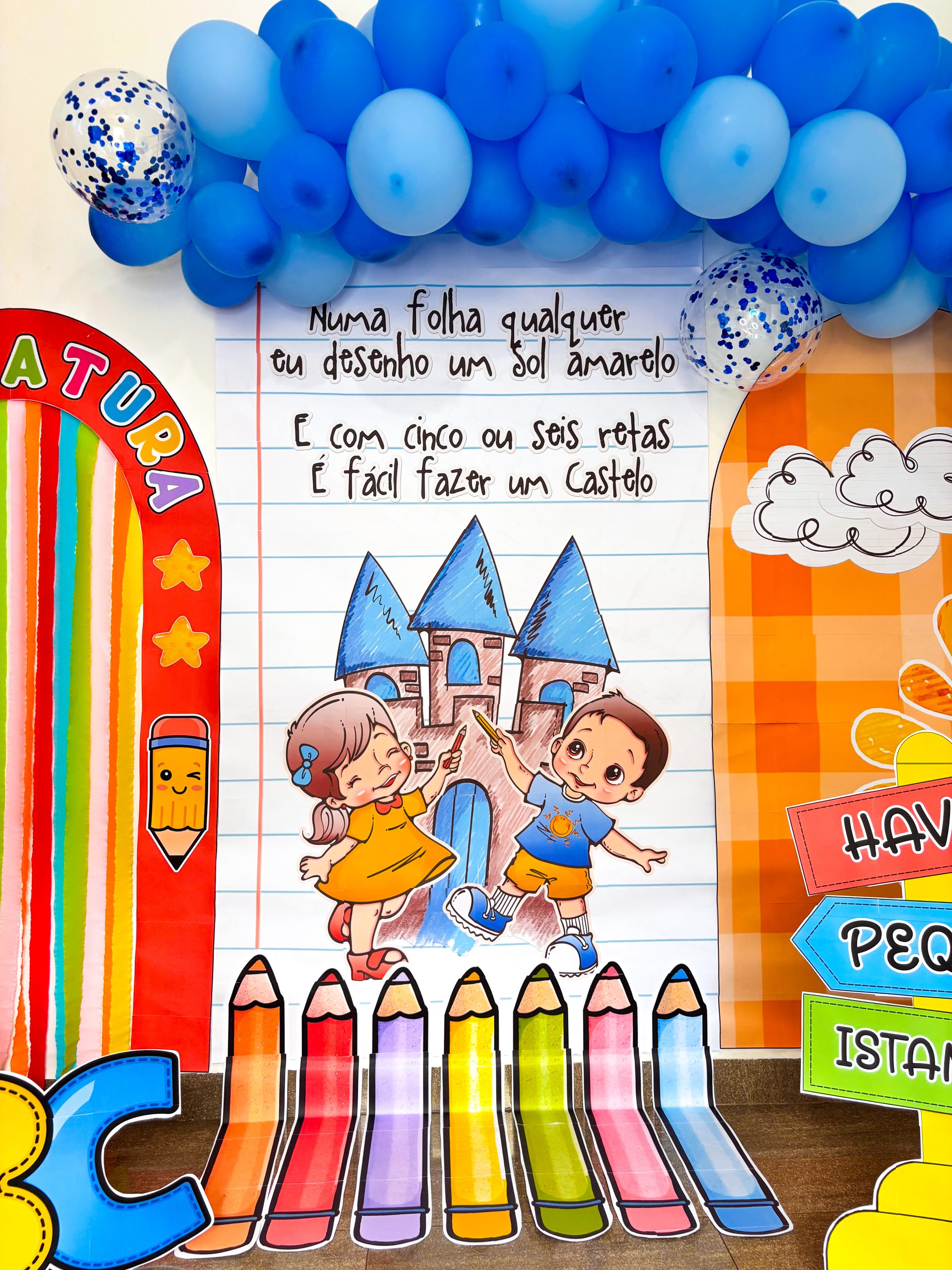 Cenário formatura aquarela - Imagem 6