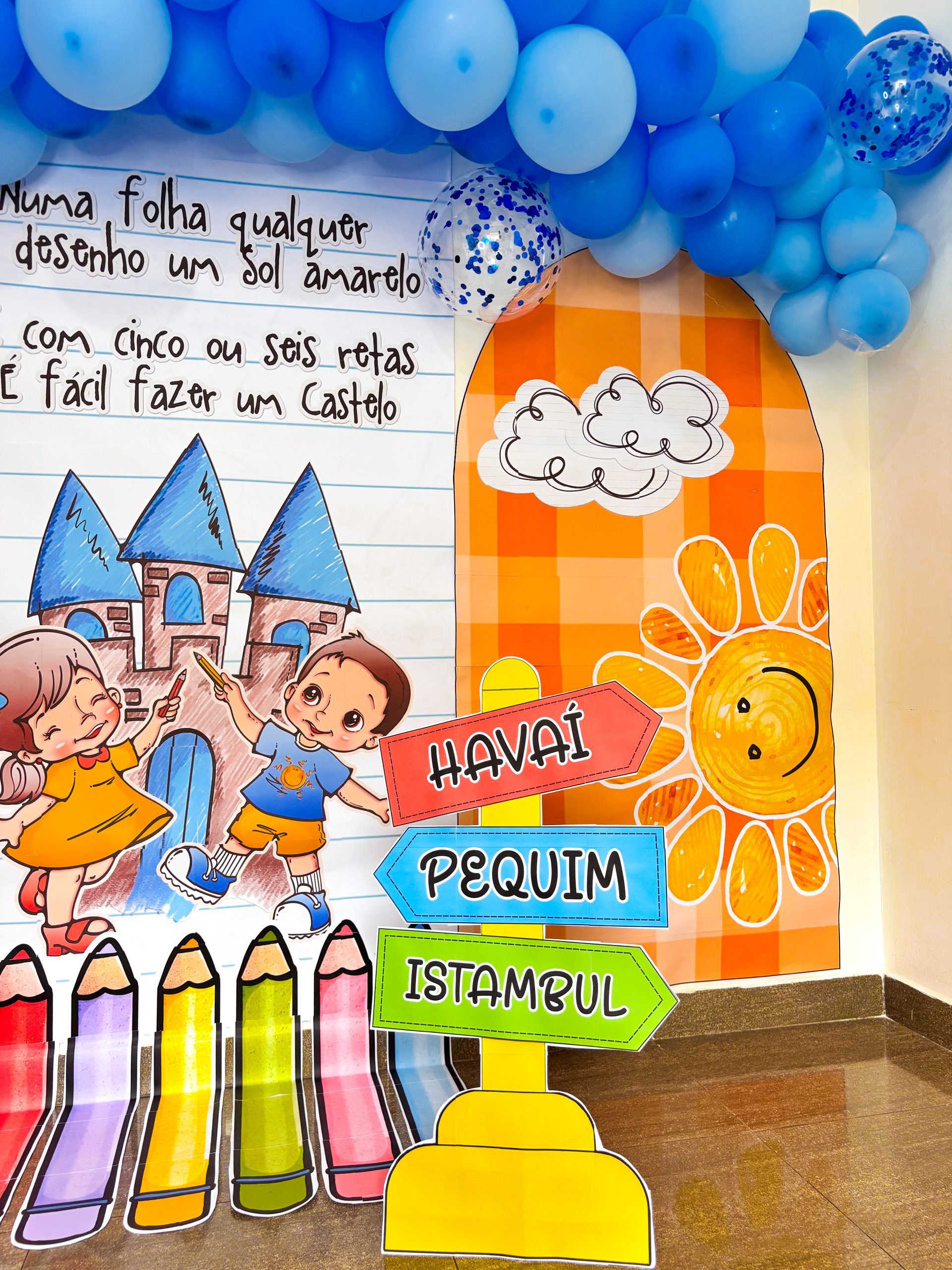 Cenário formatura aquarela - Imagem 8