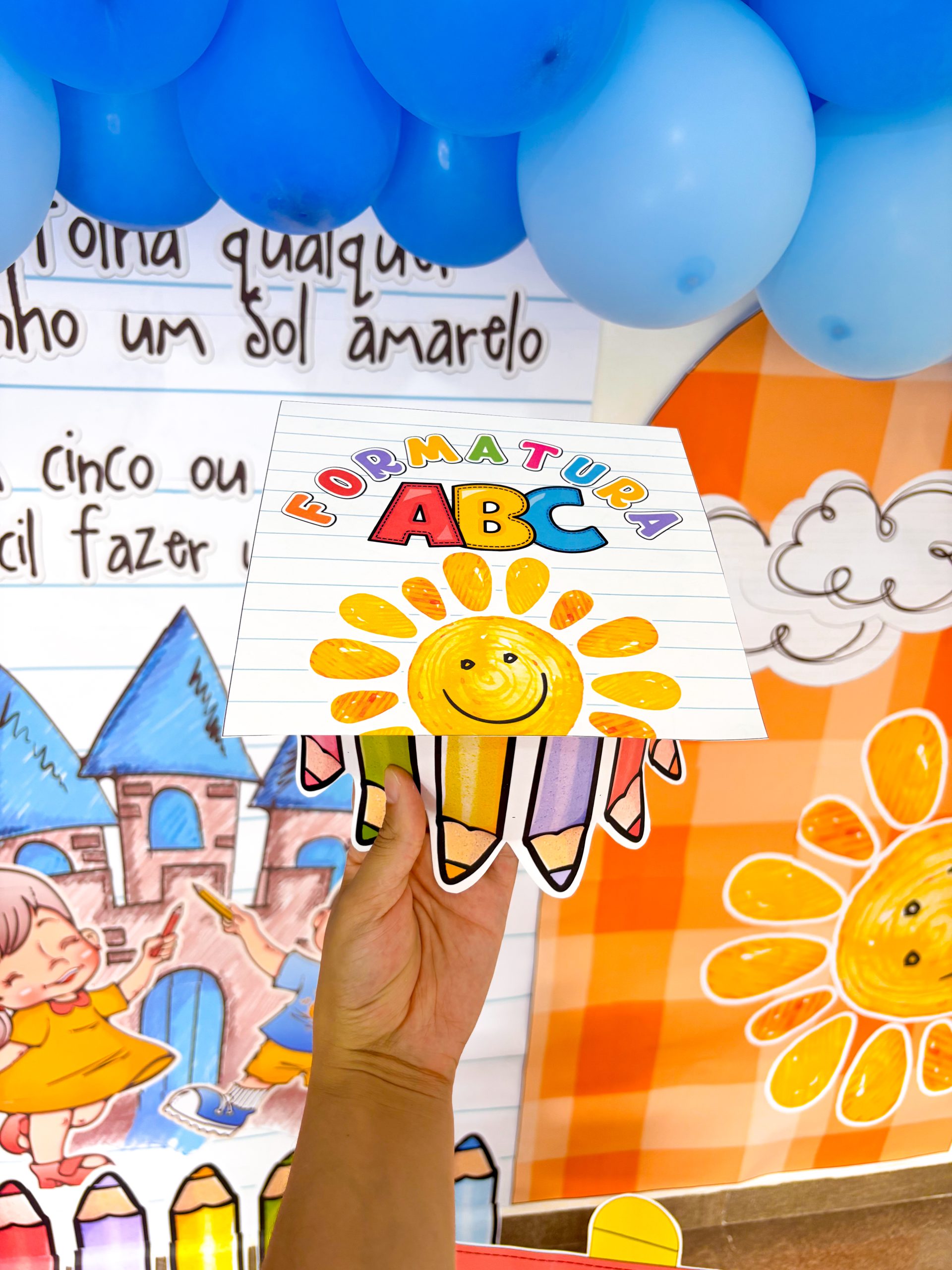 Cenário formatura aquarela - Imagem 9