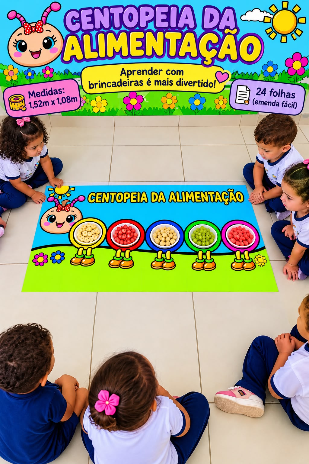 Centopeia da alimentação