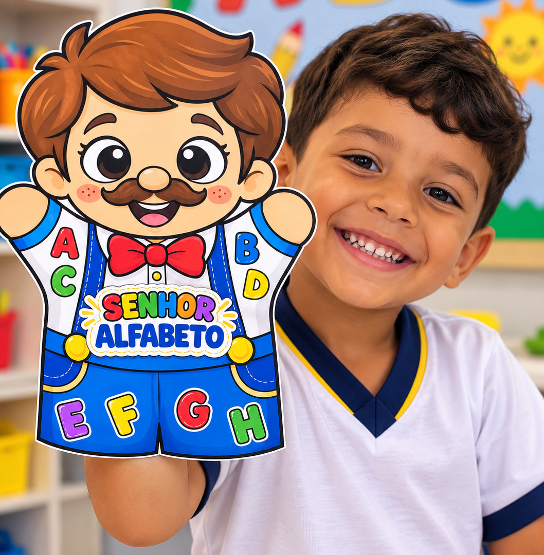 Senhor alfabeto fantoche