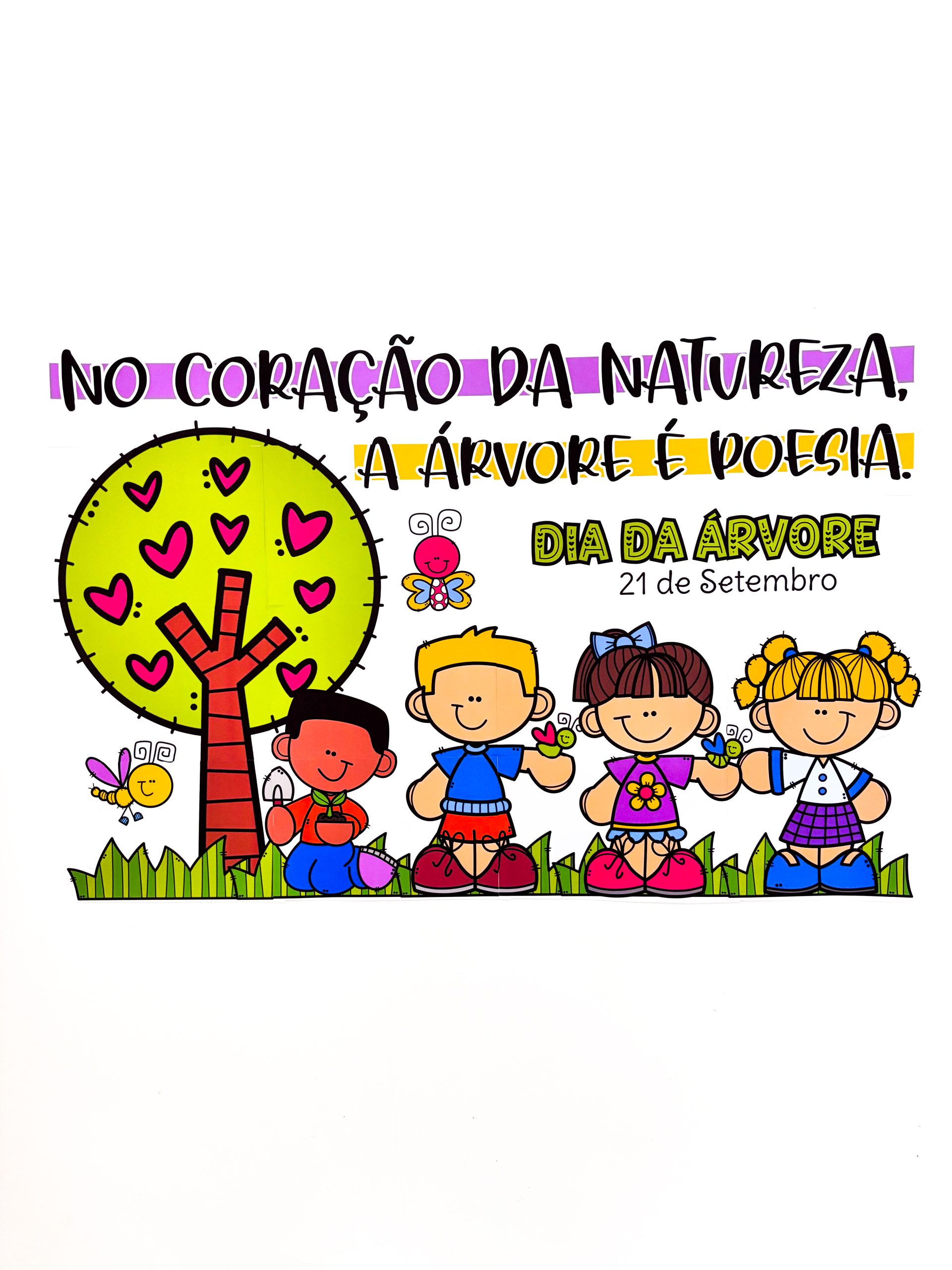 Dia da árvore painel