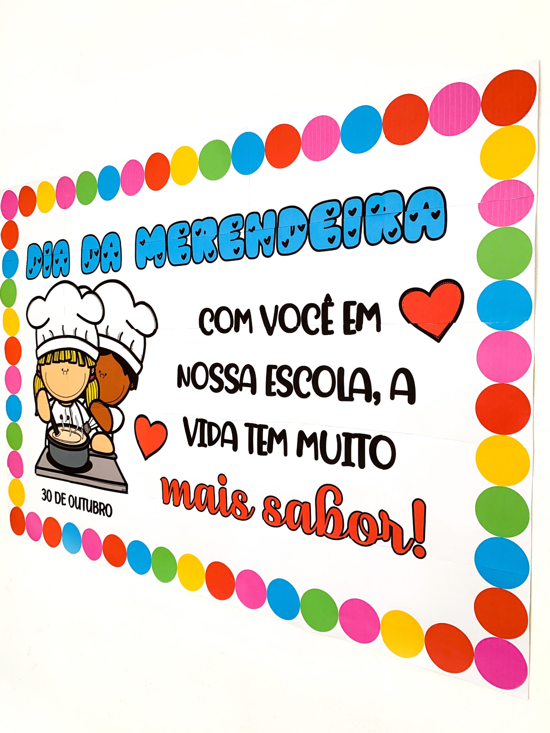 Dia da merendeira painel - Imagem 2