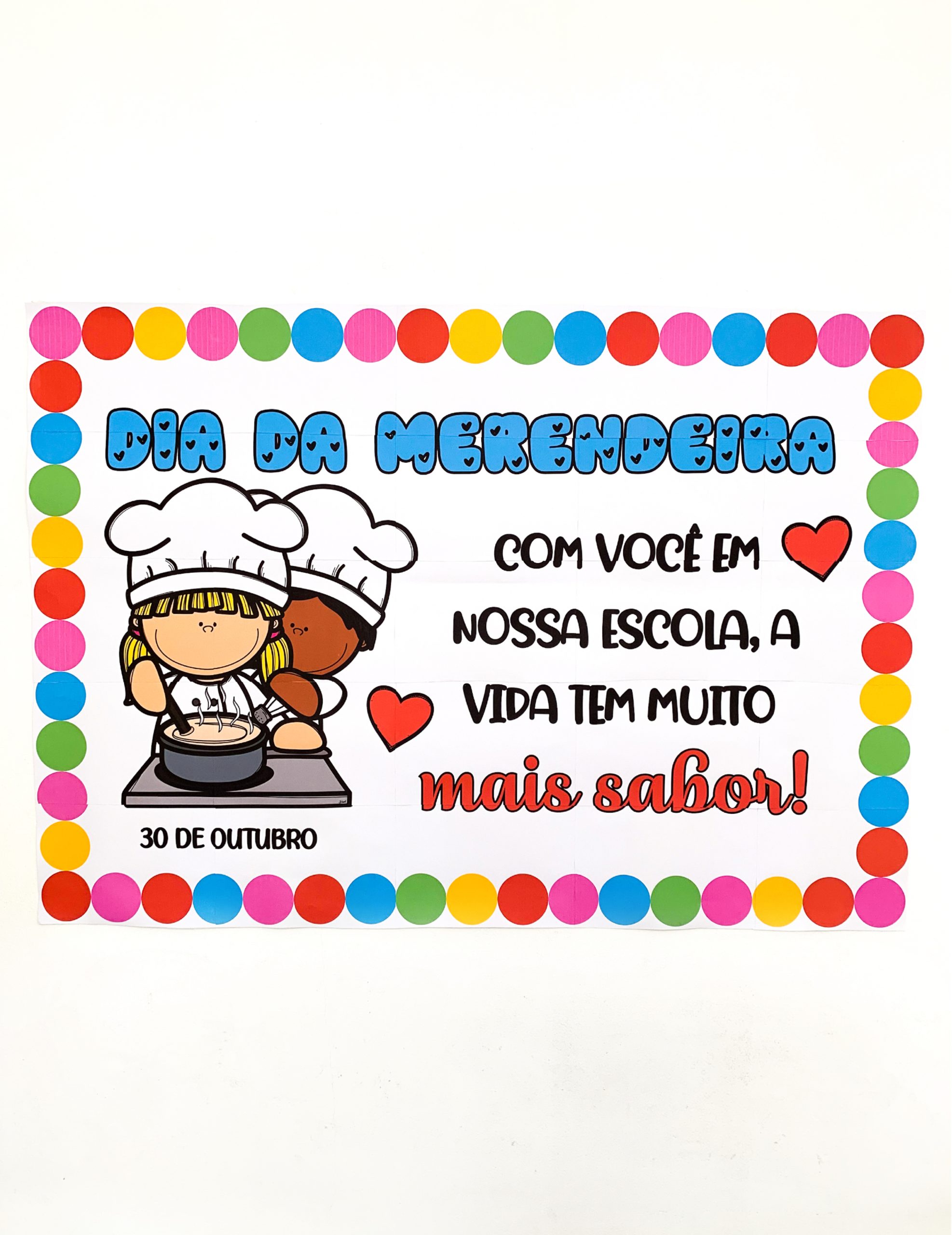 Dia da merendeira painel