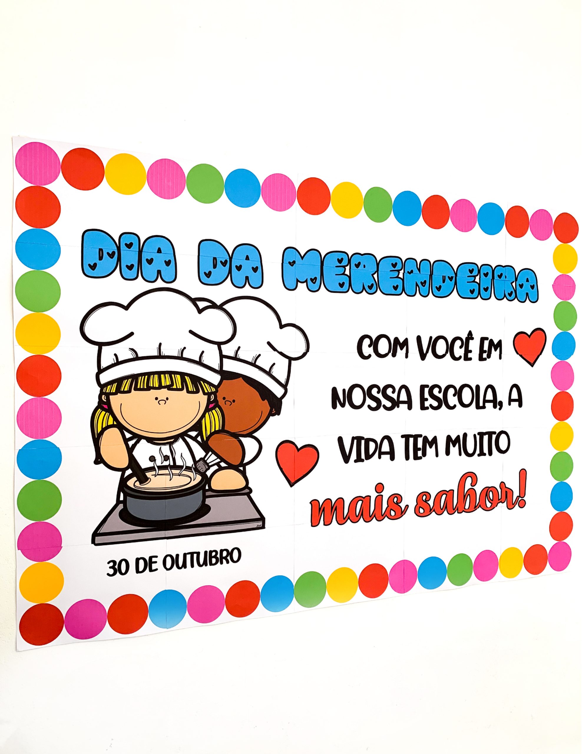 Dia da merendeira painel - Imagem 3